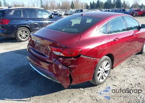 2015 Chrysler 200 Limited z USA, uszkodzony, nr VIN 1C3CCCAB2FN707574